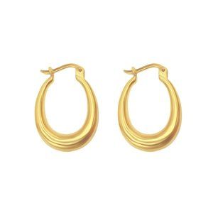 Gold Plated Hoops